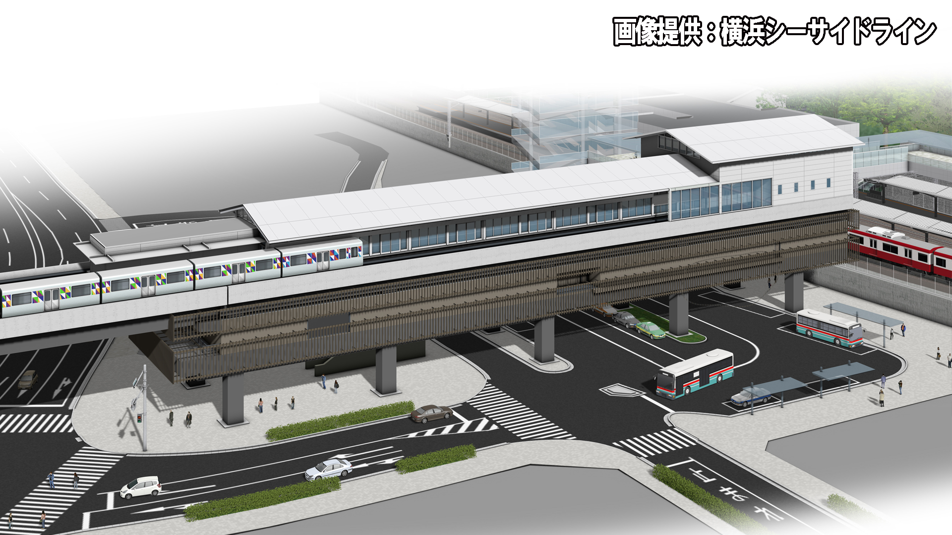 金沢八景延伸工事パース図０2