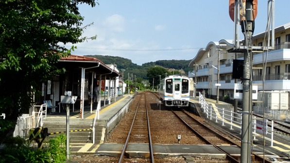 三ヶ日列車交換