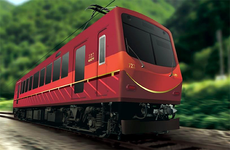 叡山電車700系リニューアル722号車（赤）N化済み 叡山電鉄700系を改良更新版、722号車が3/21から運行開始 | 旅と