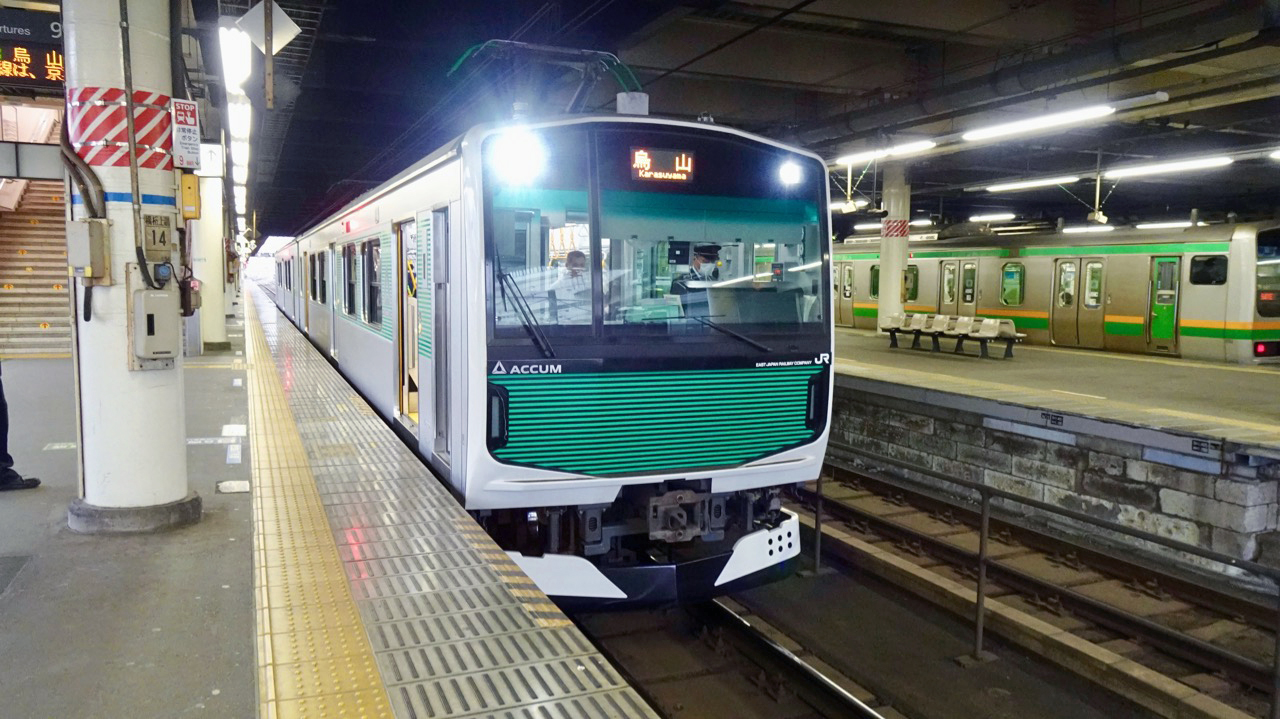 パンタグラフを上げて普通の電車と同じ【非電化路線に乗ろう04