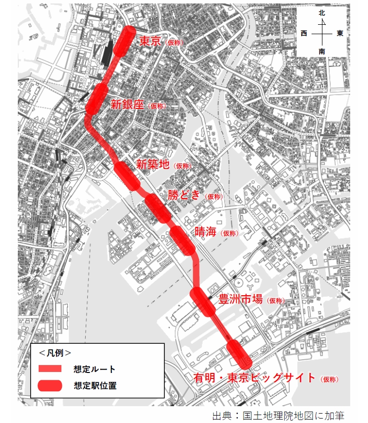 ページ 2 | 東京駅と有明・東京ビッグサイト結ぶ地下鉄新線 東京