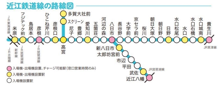 近江鉄道、3月1日から「ICOCA」利用開始 こども用「運賃10円」や