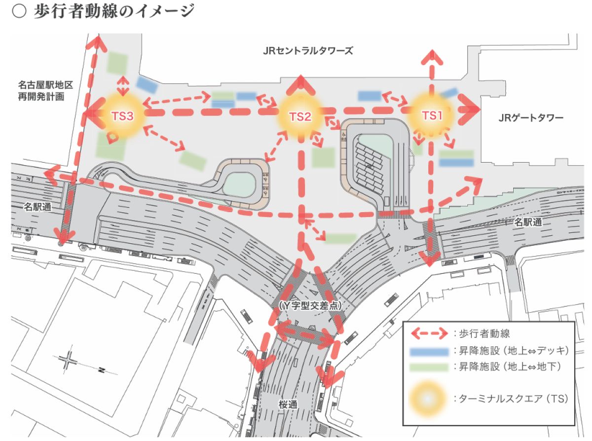 名古屋駅東口広場の最新デザイン公表！リニア駅を控え新広場はどう 