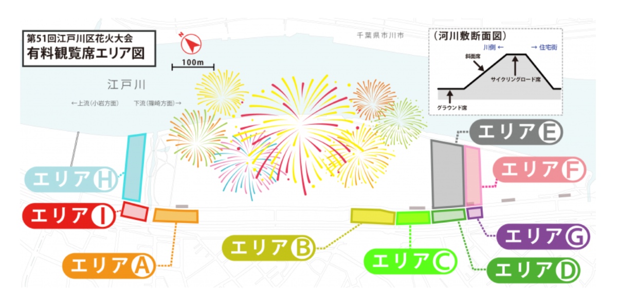 6/13正午〜先着販売！ 2026年江戸川区花火大会の有料席チケットが発売